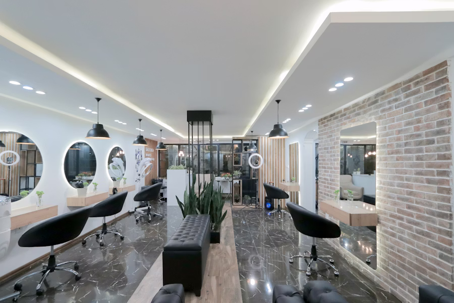 Ambiente da barbearia